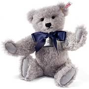 Silver Bells Bear Holiday Plush